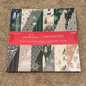 Park Lane Holiday Pine Festive Cardstock Collection